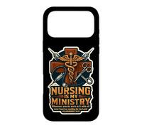 Citation du Verset biblique Christian Nurse Nursing is My Ministry Coque pour iPhone 17 Pro Max
