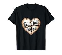 Citation d'un cœur chrétien Magnifiquement brisé T-Shirt