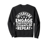 Citation d'un Travailleur Social Interférer Engager Soutenir Sweatshirt