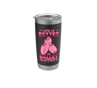 Citation d'une danseuse de ballet motivée Gobelet isotherme en acier inoxydable double paroi
