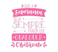 Citation en portugais brésilien L' est toujours plus grand que n'importe quel obstacle, mais un sourire aimable ne sauve jamais. Stickers artistiques en vinyle 41x49.1cm Rose