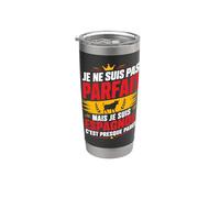 Citation Espagne Je suis pas parfait mais je suis Espagnol Gobelet isotherme en acier inoxydable double paroi