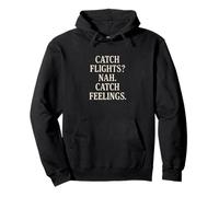 Citation excessive Catch Feelings Romantique Meme Drôle Sweat à Capuche