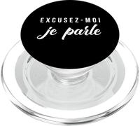 Citation Excusez-Moi Je Parle PopSockets PopGrip pour MagSafe