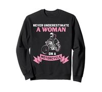 Citation Femme équitation A Moto Rider Sweatshirt