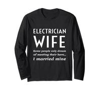 Citation fière de l'électricien épouse d'un électricien Manche Longue