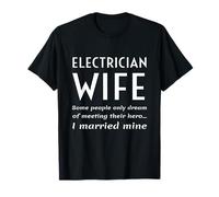 Citation fière de l'électricien épouse d'un électricien T-Shirt
