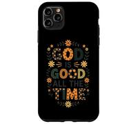 Citation Florale God is Good All The Time Coque pour iPhone 11 Pro Max