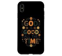 Citation Florale God is Good All The Time Coque pour iPhone XS Max