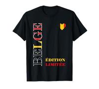 Citation Frites Drapeau Belgique Homme Je suis Belge T-Shirt