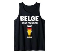 Citation Frites Drapeau Belgique Humour bière Belge Débardeur