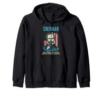 Citation générale de Sherman Civil War History Come Down Again Sweat à Capuche