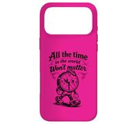 Citation Gothique Triste Horloge All The Time Won't Matter Coque pour iPhone 17 Pro Max