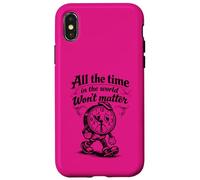Citation Gothique Triste Horloge All The Time Won't Matter Coque pour iPhone X/XS