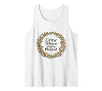 Citation Grow Where You're Planted Champignon Cottagecore Débardeur