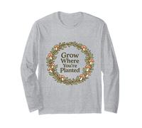 Citation Grow Where You're Planted Champignon Cottagecore Manche Longue