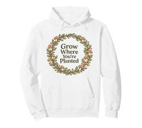 Citation Grow Where You're Planted Champignon Cottagecore Sweat à Capuche