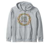 Citation Grow Where You're Planted Champignon Cottagecore Sweat à Capuche