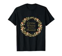 Citation Grow Where You're Planted Champignon Cottagecore T-Shirt