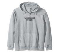 Citation hilarante « I'm Surrounded by Idiots » Sweat à Capuche