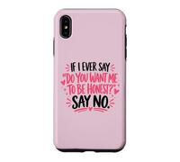 Citation honnêteté Sarcastique pour personnalités émoussées Coque pour iPhone XS Max