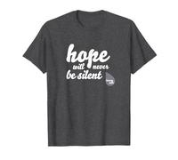 Citation « Hope Will Never Be Silent » - Rainbow Proud March Unity T-Shirt