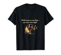Citation Humoristique « Adulting is Hard Wine » T-Shirt