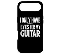 Citation Humoristique avec Inscription « I Only Have Eyes for My Guitar » Coque pour iPhone Air