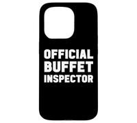 Citation Humoristique de l'inspecteur de Buffet Officiel sur Un Bateau de croisière Coque pour iPhone 15 Pro