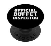 Citation Humoristique de l'inspecteur de Buffet Officiel sur Un Bateau de croisière PopSockets PopGrip Adhésif