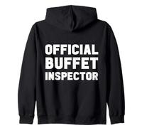 Citation Humoristique de l'inspecteur de Buffet Officiel sur Un Bateau de croisière Sweat à Capuche