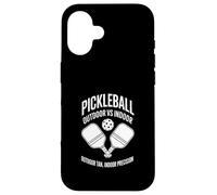 Citation Humoristique de pagaie de Pickleball pour Les Joueurs Coque pour iPhone 16