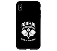 Citation Humoristique de pagaie de Pickleball pour Les Joueurs Coque pour iPhone XS Max