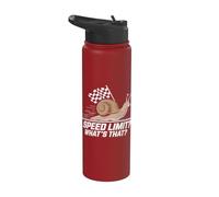 Citation humoristique escargots - Speed Limit What's That Racing Stainless Steel Insulated Water Bottle
