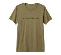Citation Humoristique « I Don't Do Revenge I Delete People » T-Shirt Haut de Gamme