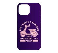 Citation Humoristique « I Drive a Motor Scooter Riders Moped » - Rose Coque pour iPhone 16 Pro Max
