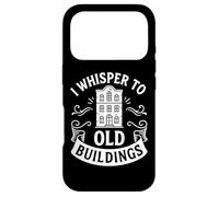 Citation Humoristique I Whisper to Old Buildings Coque pour iPhone 17 Pro