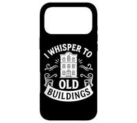 Citation Humoristique I Whisper to Old Buildings Coque pour iPhone 17 Pro Max