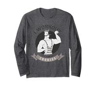 Citation Humoristique « I Workout So I Can Eat Cookies » Manche Longue