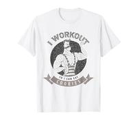 Citation Humoristique « I Workout So I Can Eat Cookies » T-Shirt