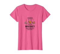 Citation Humoristique « I'd Rather Be Someone's Shot of Whiskey » T-Shirt, Femme, Rose chiné, 3XL