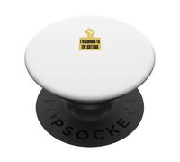 Citation Humoristique « Im Coming to The Cottage » PopSockets PopGrip Adhésif