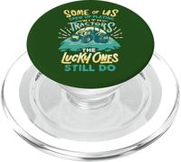 Citation Humoristique « Some of Us Grew Up Playing with Tractors » PopSockets PopGrip pour MagSafe