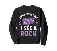 Citation humoristique « Stop The Car I See A Rock Cool Rocks Lovers » Sweatshirt