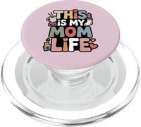 Citation Humoristique « This is My Mom Life » PopSockets PopGrip pour MagSafe