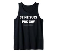 Citation Humour radin Rigolo Je ne suis Pas Gay Débardeur