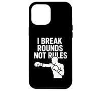 Citation I Break Rounds Not Rules Boxing Mindset Coque pour iPhone 12 Pro Max