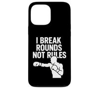 Citation I Break Rounds Not Rules Boxing Mindset Coque pour iPhone 13 Pro Max