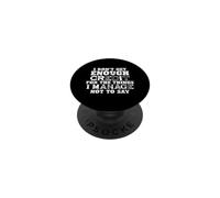 Citation « I Don't Get Credit for Unsaid Things » PopSockets PopGrip Adhésif