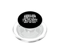 Citation « I Don't Get Credit for Unsaid Things » PopSockets PopGrip pour MagSafe